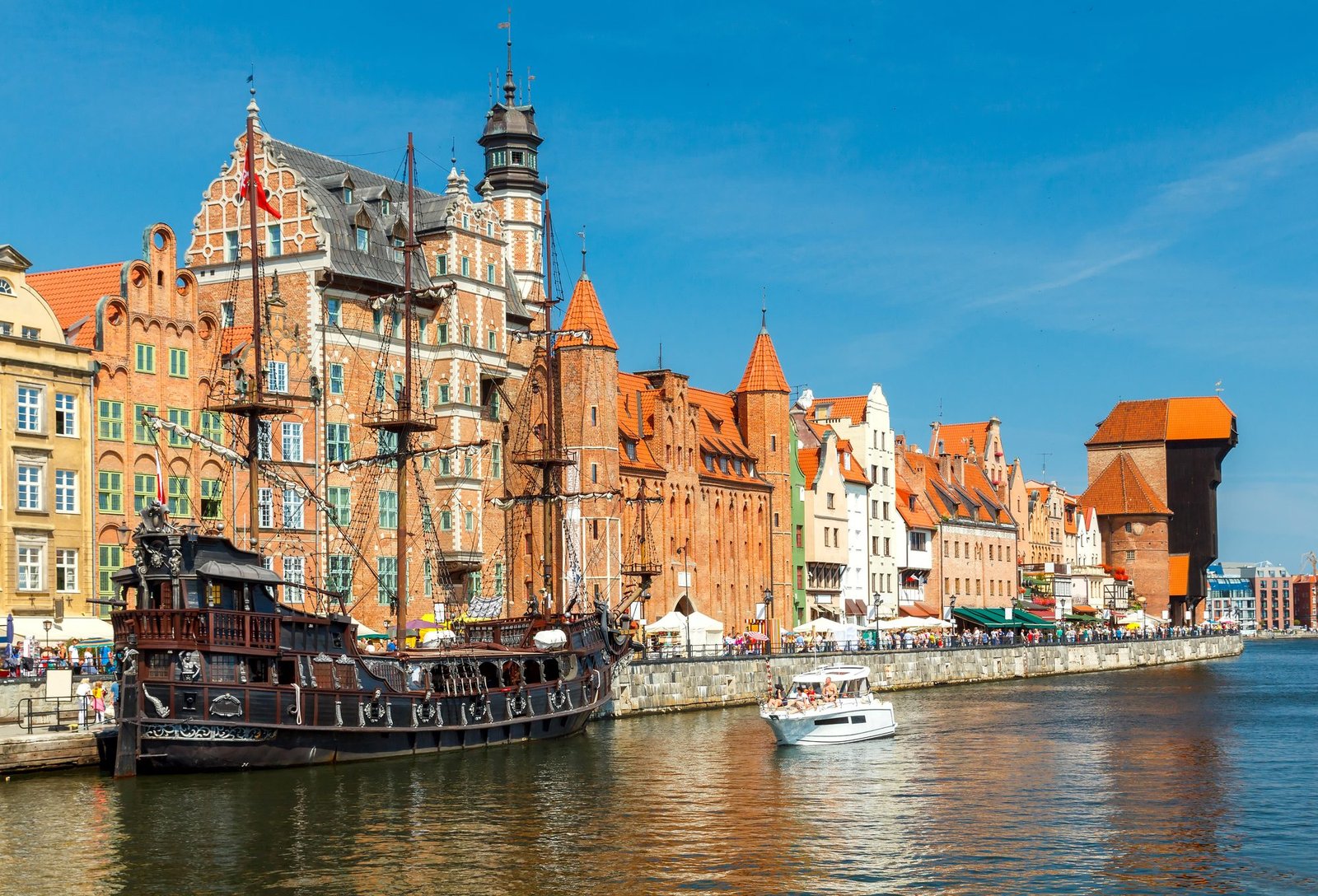 Gdańsk Motława embankment