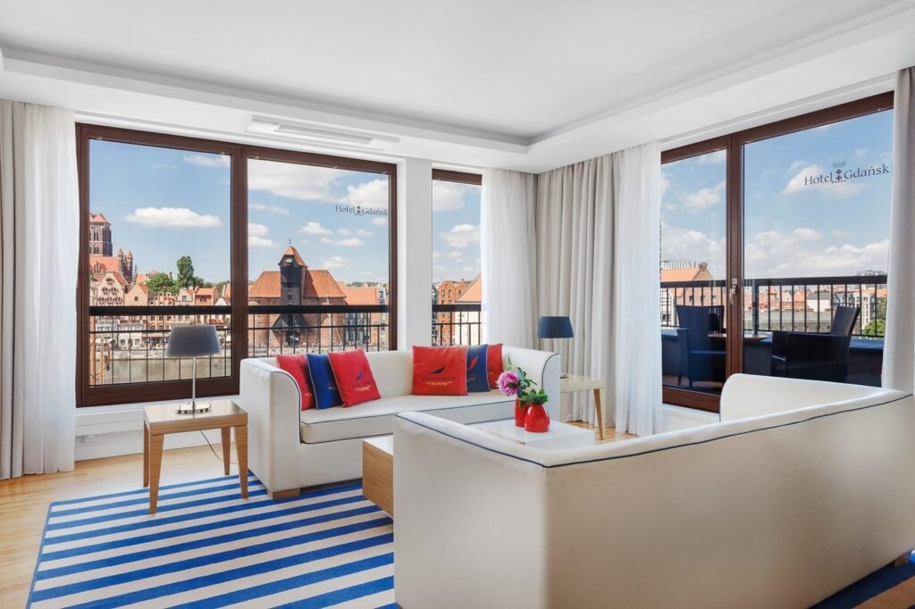 Hotel Gdańsk Boutique — suite overlooking Gdańsk